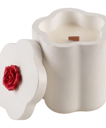 Φυτικό Κερί Σόγιας σε Πορσελάνη σχήμα Λουλουδιού